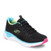 Peltz Shoes  Women's Skechers Solar Fuse - Brisk Escape Sneaker BLACK 13328-BKMT