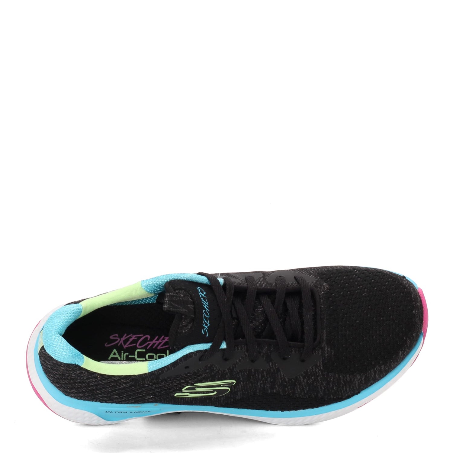 Peltz Shoes  Women's Skechers Solar Fuse - Brisk Escape Sneaker BLACK 13328-BKMT