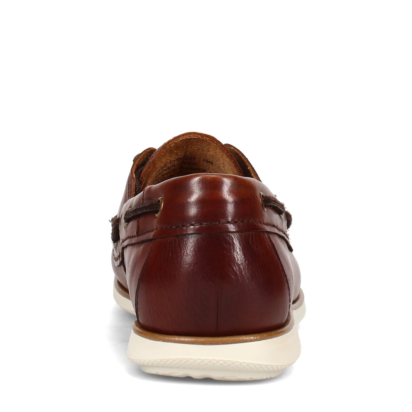 Peltz Shoes  Men's Florsheim Atlantic Boat Shoe COGNAC 13367-221