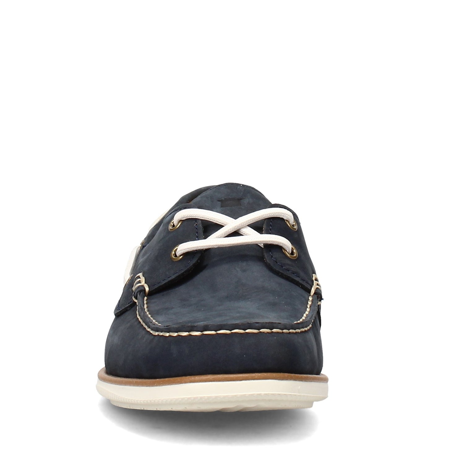 Peltz Shoes  Men's Florsheim Atlantic Boat Shoe NAVY 13367-410