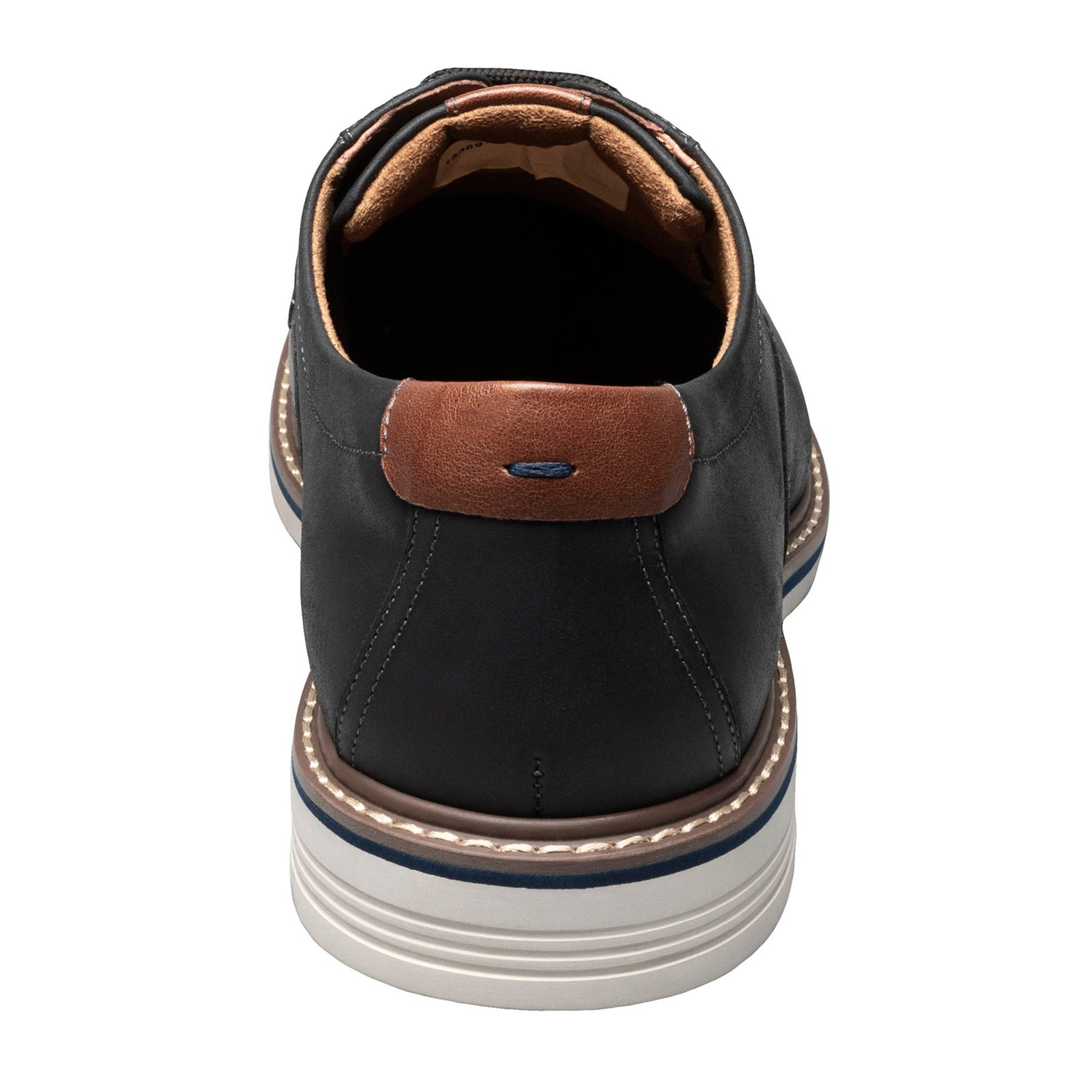 Peltz Shoes  Men's Florsheim Norwalk Plain Toe Oxford BLACK 13369-010