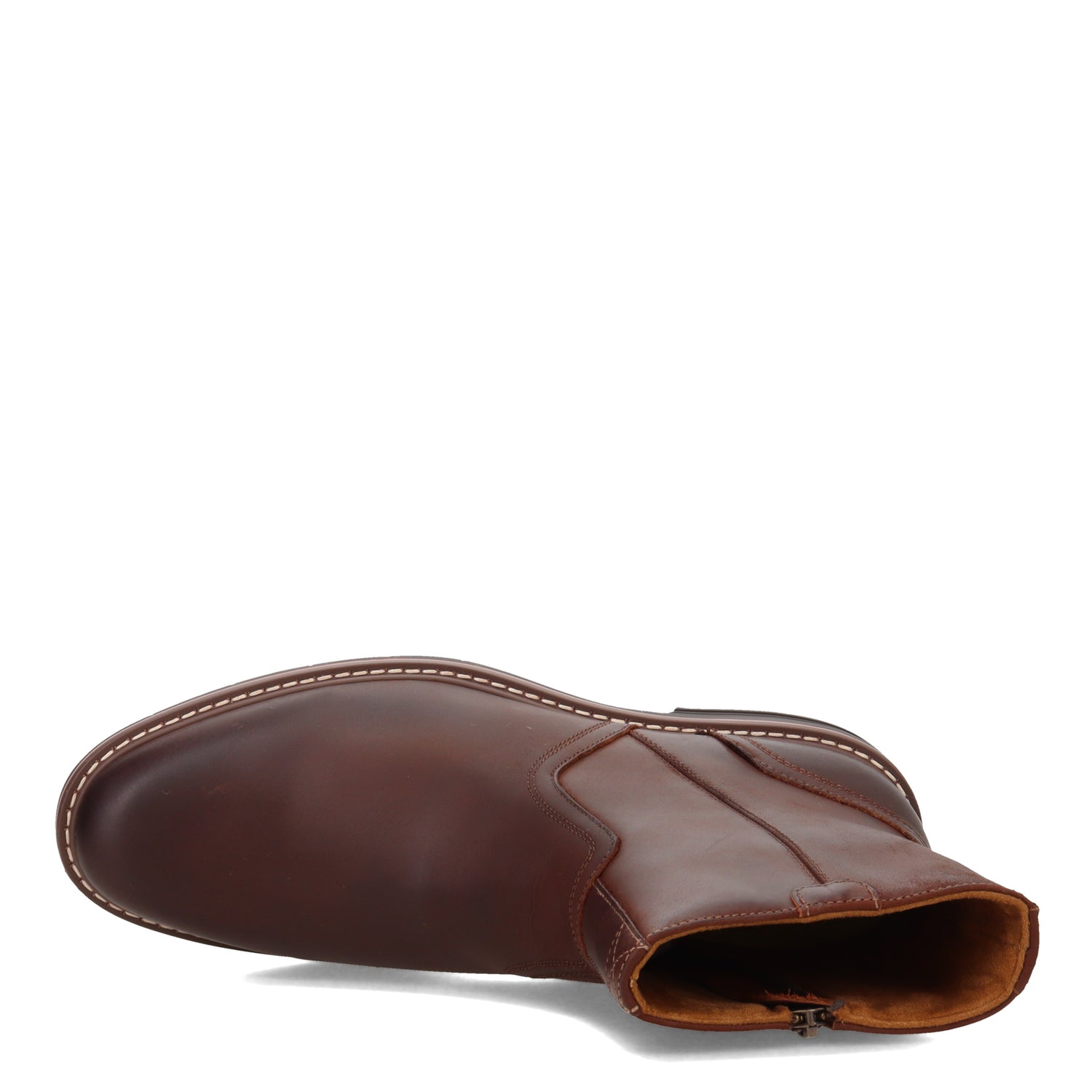 Peltz Shoes  Men's Florsheim Norwalk Side Zip Boot BROWN 13393-215