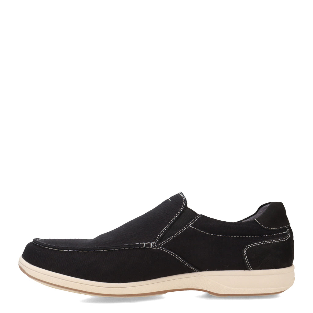 Men's Florsheim Lakeside Canvas Moc Slip On BLACK 13401-001