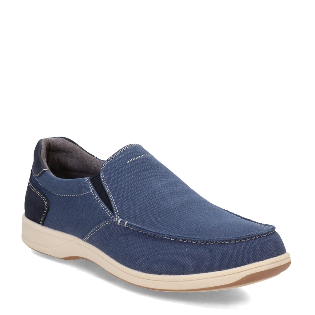 Men's Florsheim Lakeside Canvas Moc Slip On NAVY 13401-410