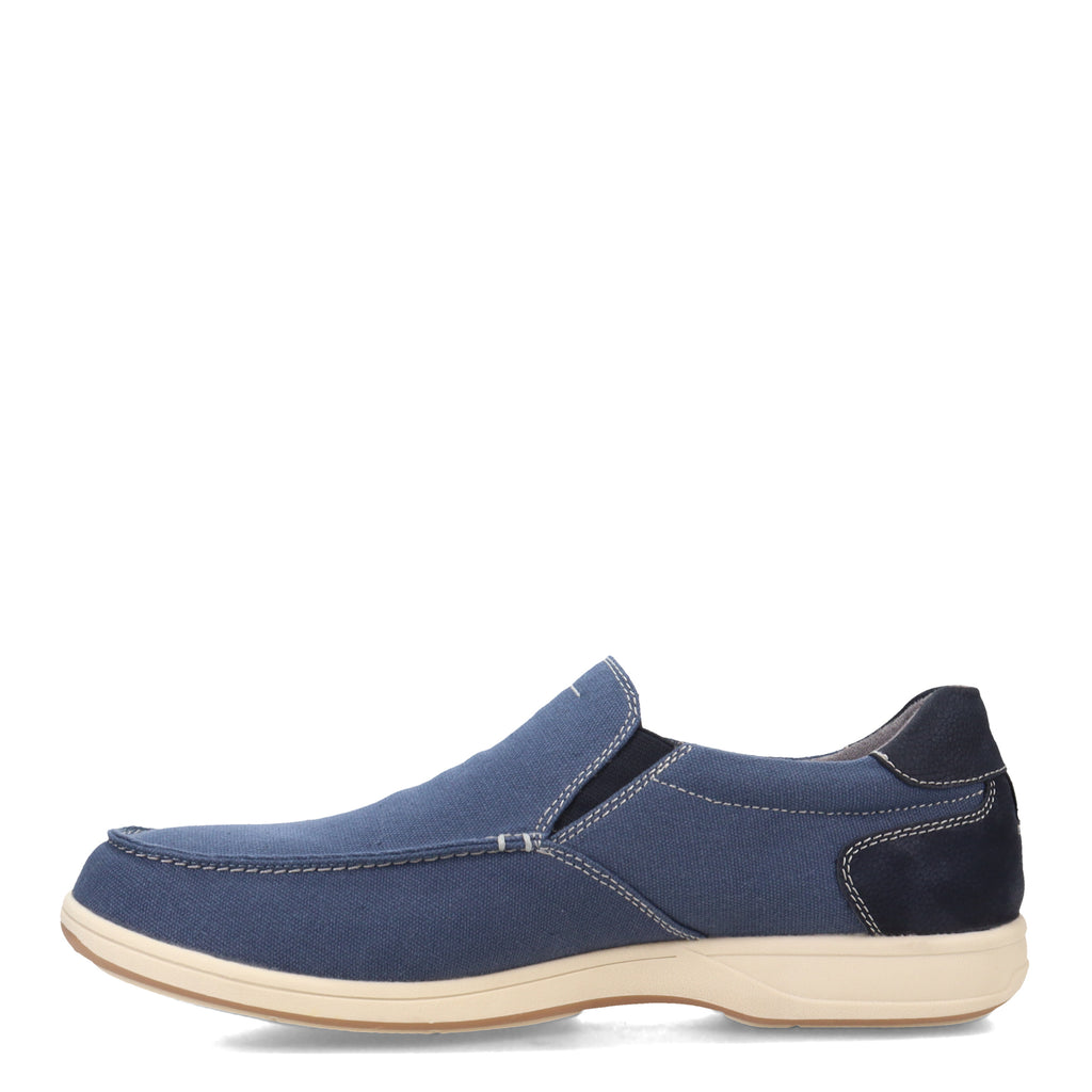 Men's Florsheim Lakeside Canvas Moc Slip On NAVY 13401-410