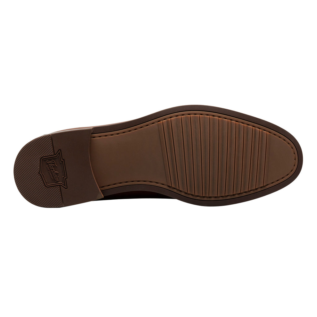 Men's Florsheim Rucci Weave Moc Toe Penny Loafer COGNAC 13408-221