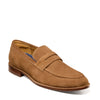Peltz Shoes  Men's Florsheim Rucci Moc Toe Penny Loafer Mocha Suede 13409-216