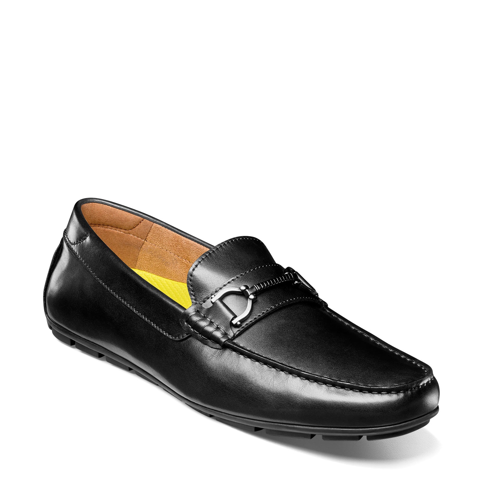 dress shoes for men florsheim Florsheim Motor Moc Toe Bit Driver 10 Men's Black