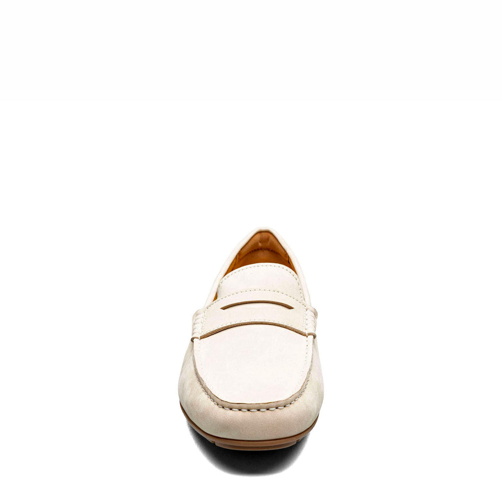 Men's Florsheim Motor Moc Toe Penny Driver ICE NUBUCK 13419-108