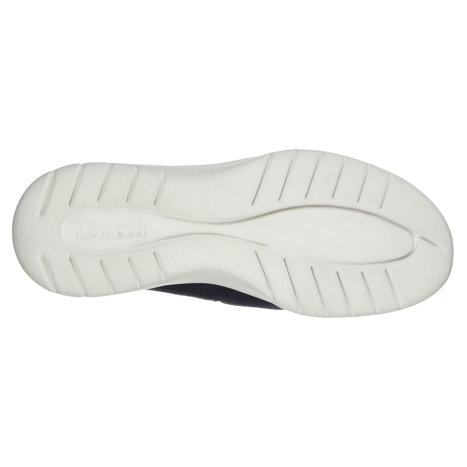 Peltz Shoes  Women's Skechers On-the-GO Flex - Saltwater Slip-On NAVY 136496-NVY