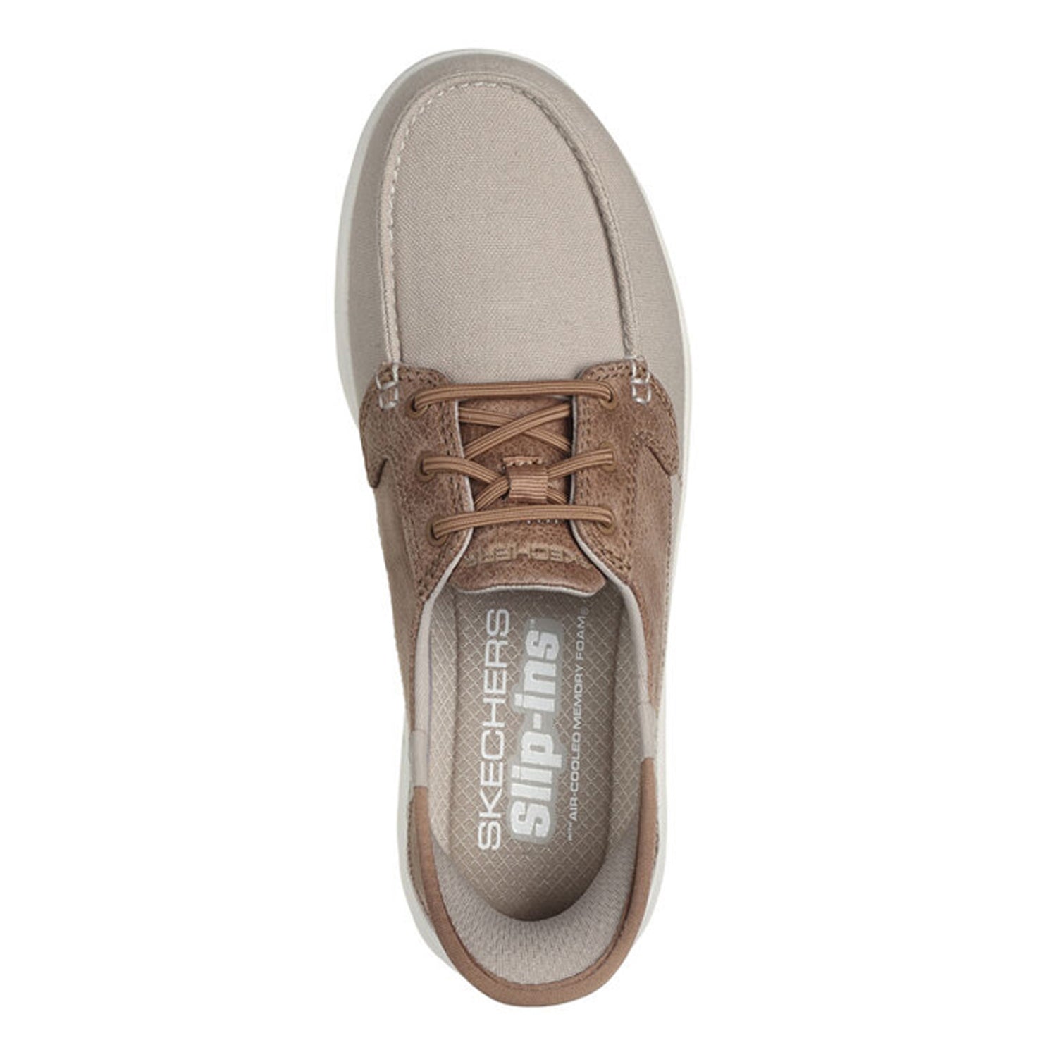 Peltz Shoes  Women's Skechers Slip-ins: On-the-GO Flex - Palmilla Slip-On Taupe 136536-TPE
