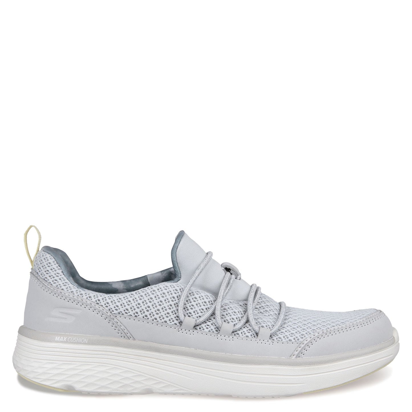 Peltz Shoes  Women's Skechers Max Cushioning Lite - Soaring Skies Sneaker GREY LIGHT 136739-LTGY