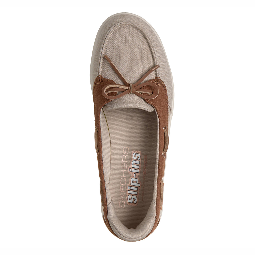 Women's Skechers Slip-ins: On-The-GO Flex Radiant - Manhattan Boat Shoe TAUPE 138403-TPE