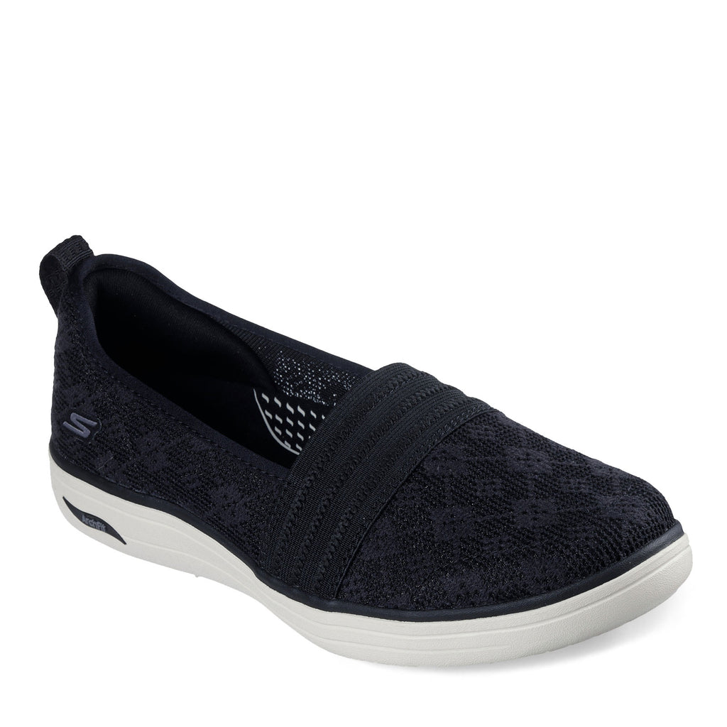 Women's Skechers Arch Fit Inspire - Nova Flat BLACK  WHITE 138698-BKW