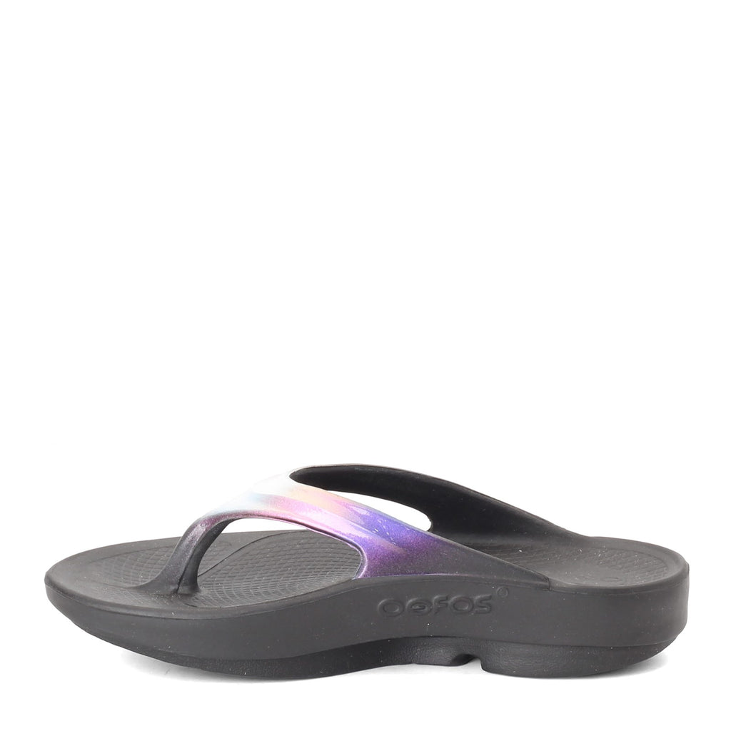 Women's Oofos OOlala Luxe Sandal BLACK 1401-BLACK CALY