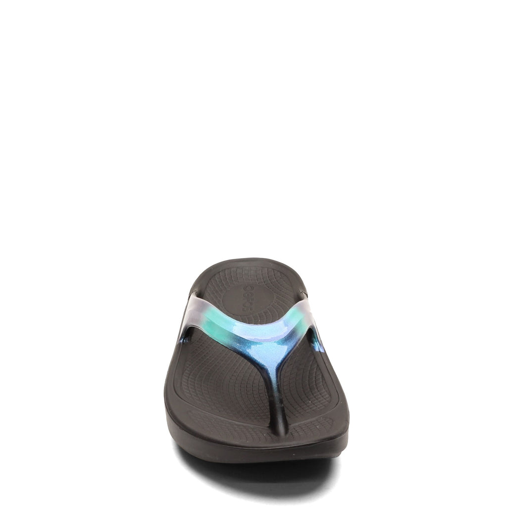 Women's Oofos OOlala Luxe Sandal BLUE MULTI 1401-BLK ATLANT