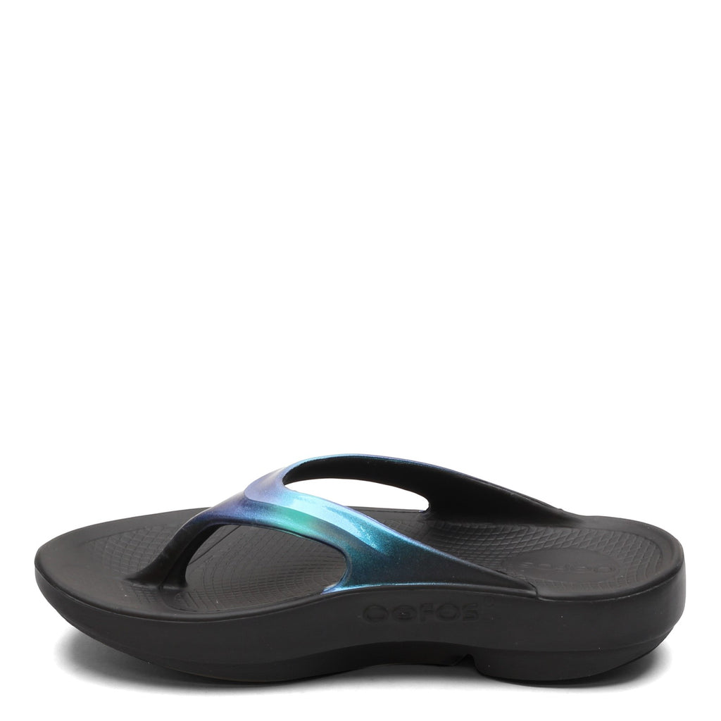 Women's Oofos OOlala Luxe Sandal BLUE MULTI 1401-BLK ATLANT