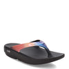 Peltz Shoes  Women's Oofos OOlala Luxe Sandal MULTI EMBOSSED PRINT 1401-HORIZON