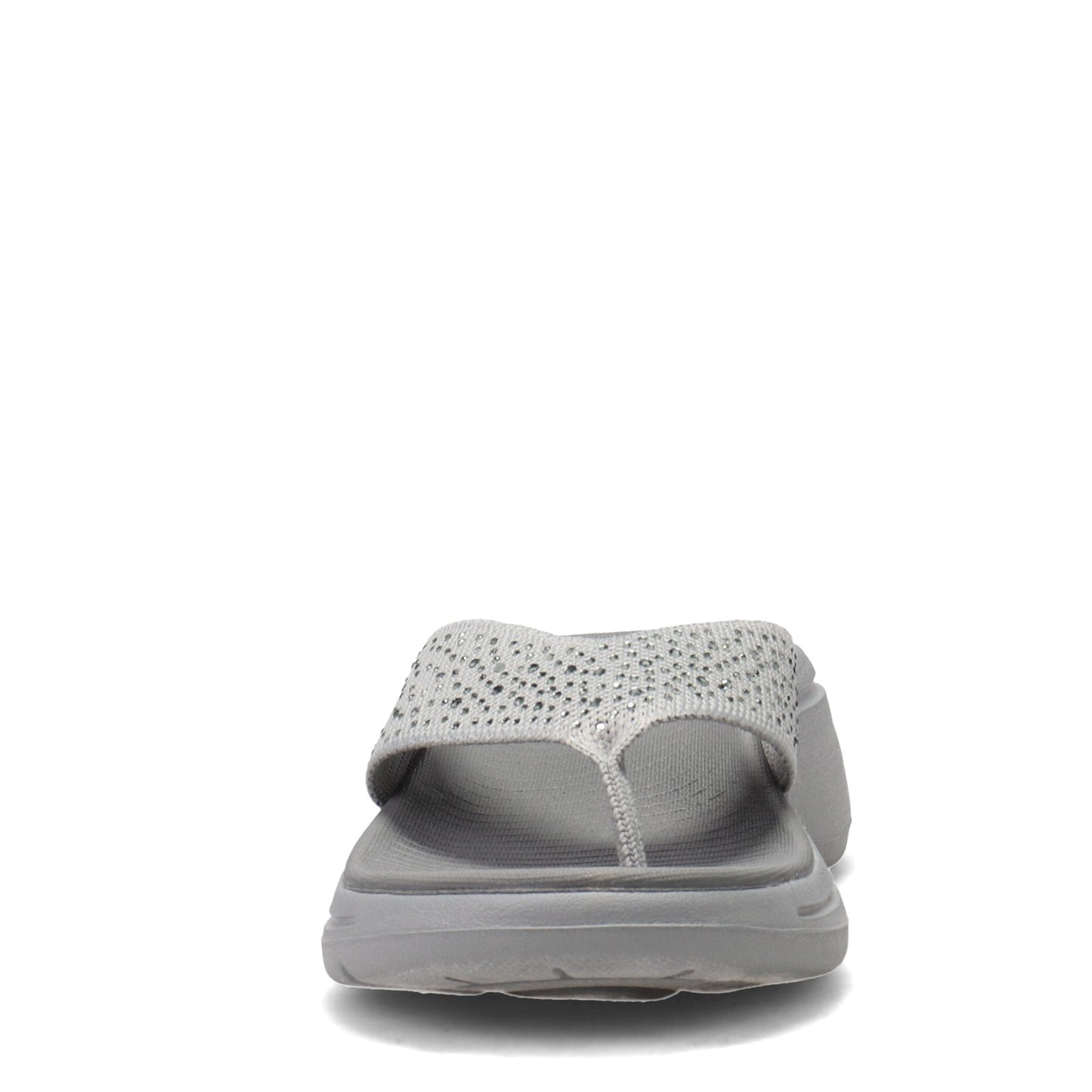 Peltz Shoes  Women's Skechers GOwalk Arch Fit - Dazzle Sandal GRAY 140228-GRY