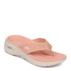 Peltz Shoes  Women's Skechers GOwalk Arch Fit - Dazzle Sandal ROSE 140228-ROS