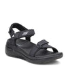 Peltz Shoes  Women's Skechers GOwalk Arch Fit - Cruise Around Sandal BLACK 140251-BBK
