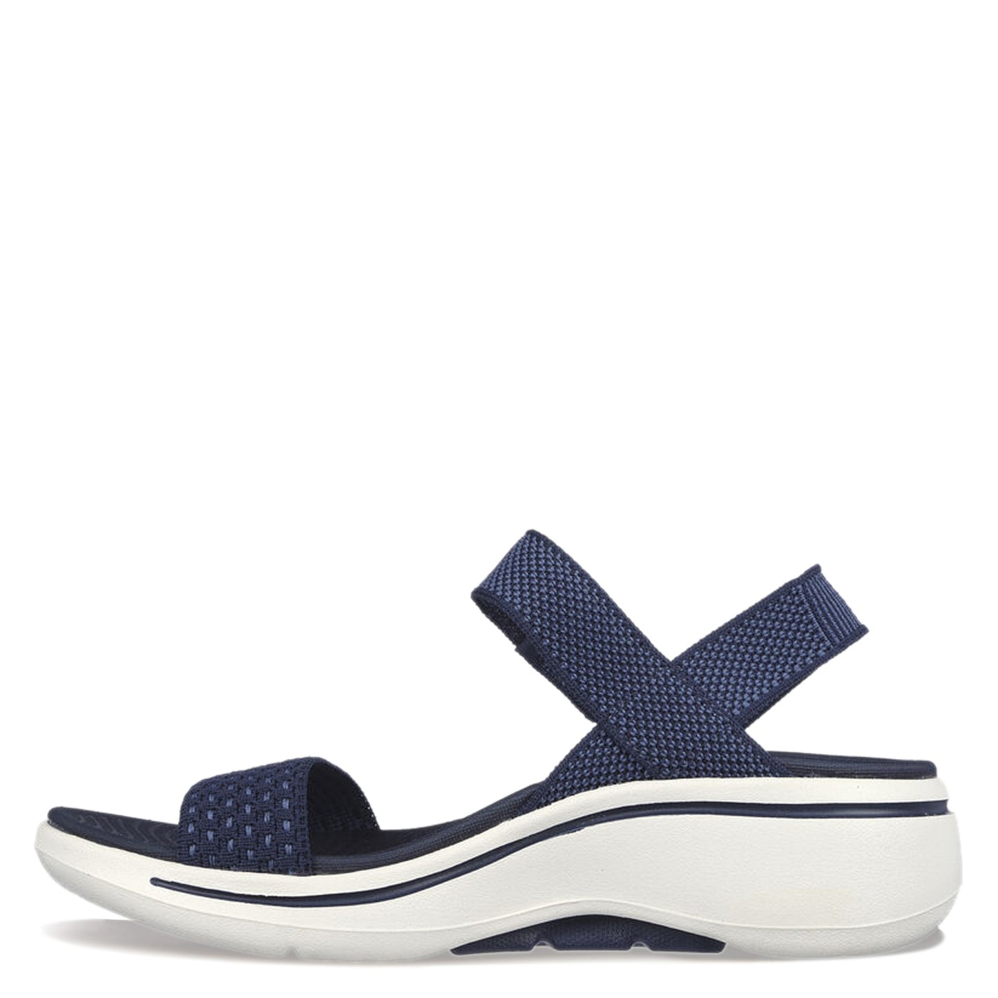 Peltz Shoes  Women's Skechers GO WALK Arch Fit - Polished Sandal NAVY 140264-NVY