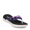 Peltz Shoes  Women's Skechers On the GO Flex - High Spirits Sandal BLACK MULTI 140282-BKMT