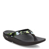 Peltz Shoes  Women's Oofos OOlala Sandal JUNGLE BLACK 1403-BLKJUNGLE