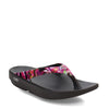 Peltz Shoes  Women's Oofos OOlala Sandal NEON ROSE 1403-NEONROSE