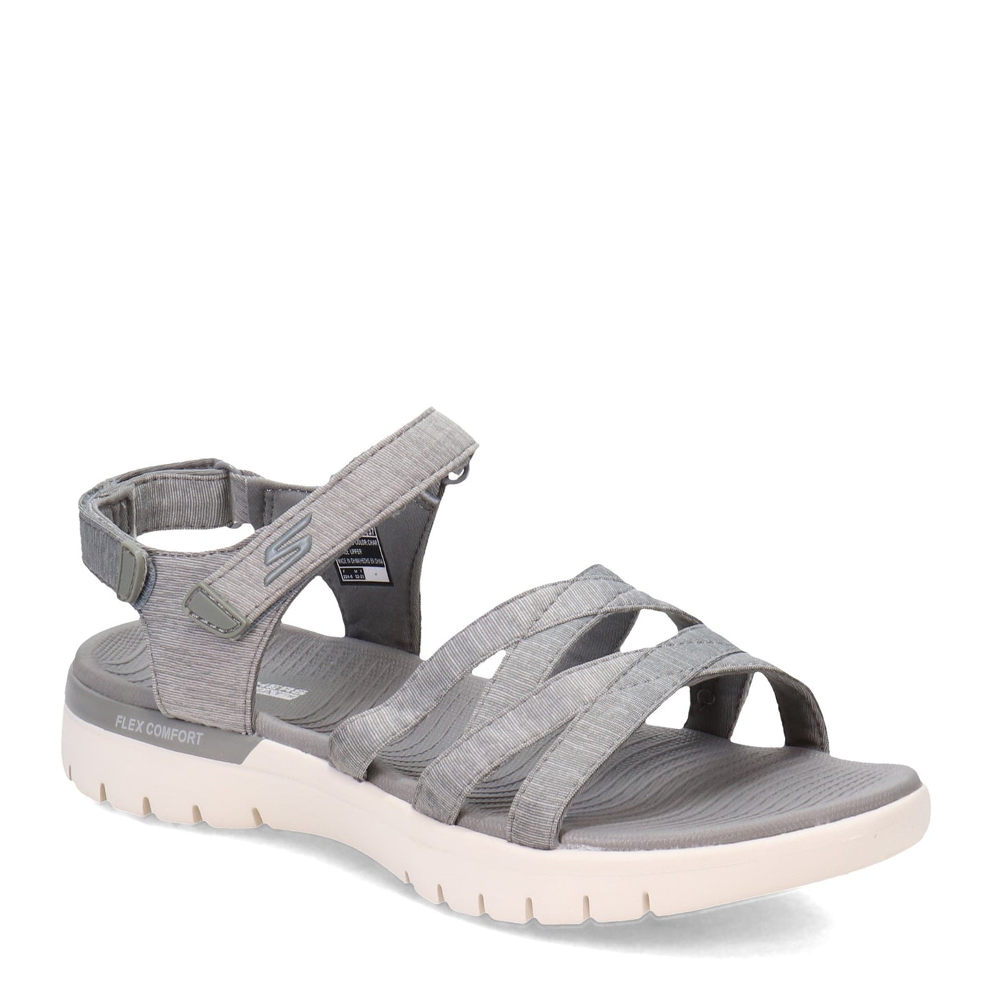 Peltz Shoes  Women's Skechers On-the-GO Flex - Finest Sandal GRAY 140318-CHAR