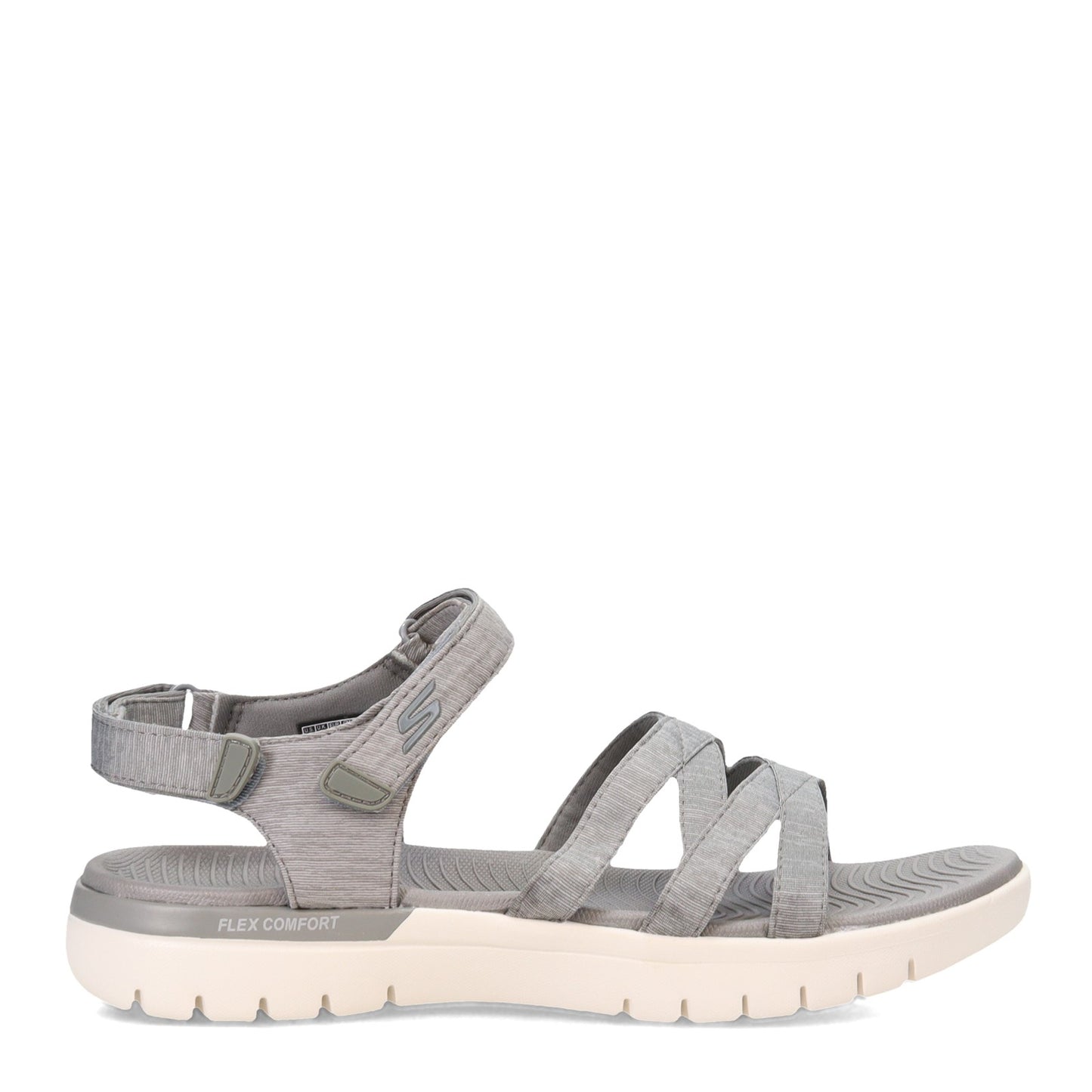 Peltz Shoes  Women's Skechers On-the-GO Flex - Finest Sandal GRAY 140318-CHAR