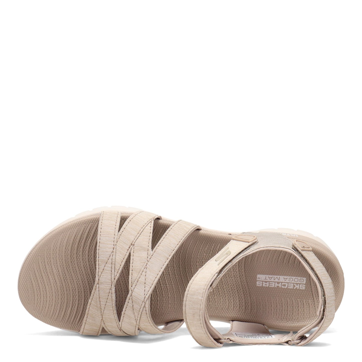 Peltz Shoes  Women's Skechers On-the-GO Flex - Finest Sandal TAUPE 140318-TPE