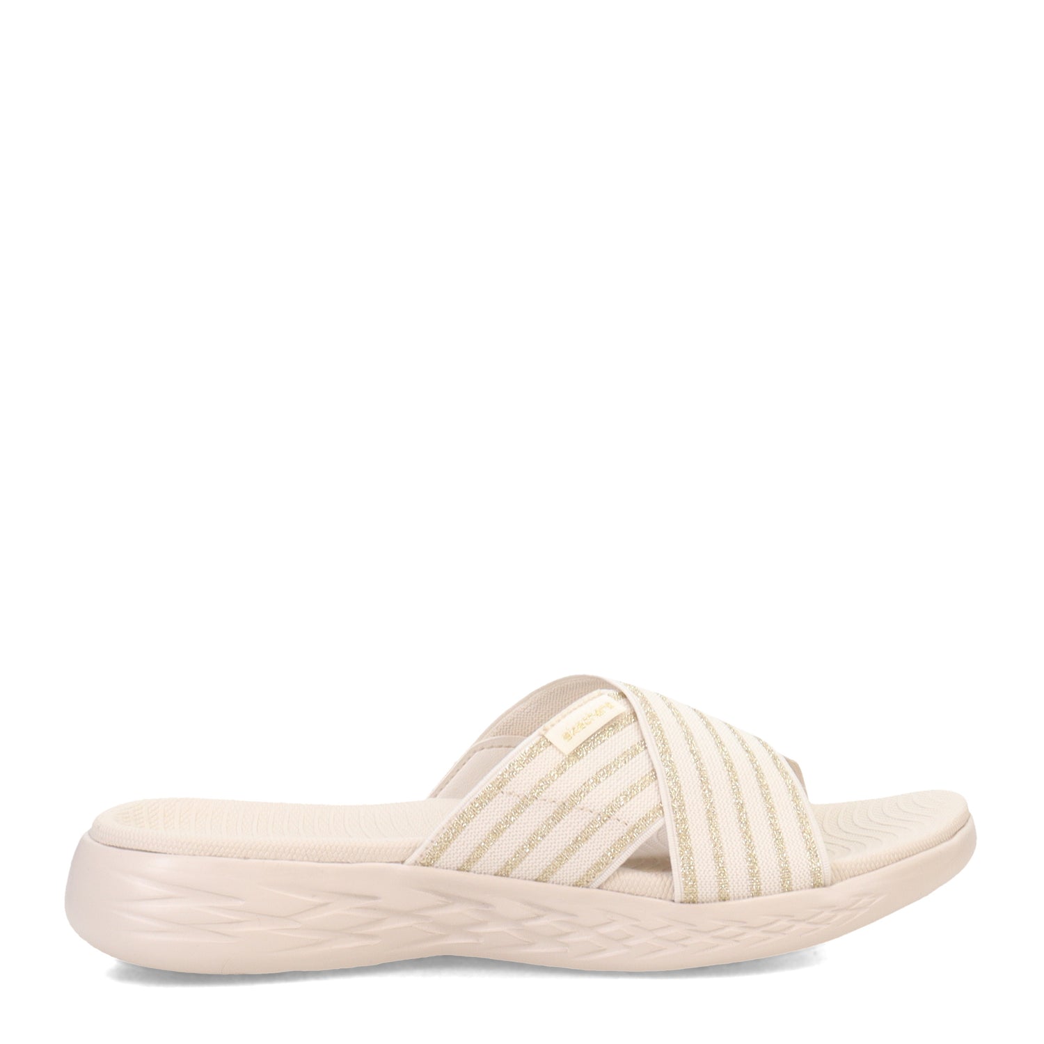 Peltz Shoes  Women's Skechers On the GO 600 - Stunning Sandal NATURAL 140740-NAT