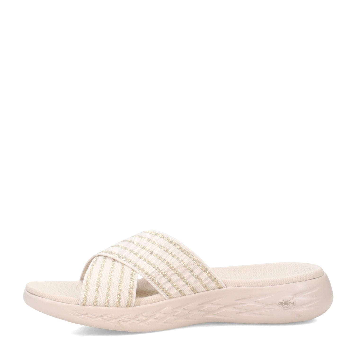 Peltz Shoes  Women's Skechers On the GO 600 - Stunning Sandal NATURAL 140740-NAT