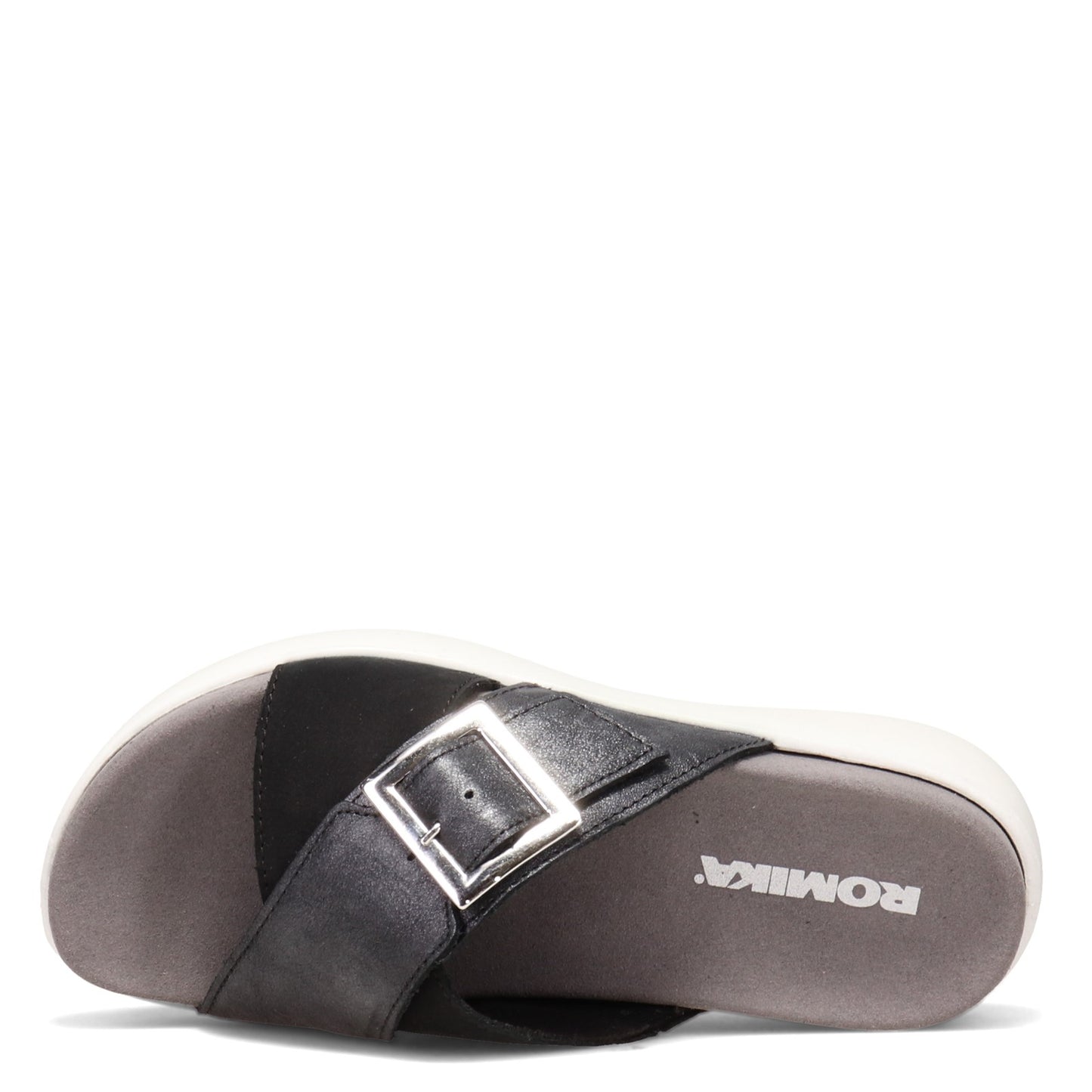 Peltz Shoes  Women's Romika Borneo 09 Sandal BLACK 14109-288100
