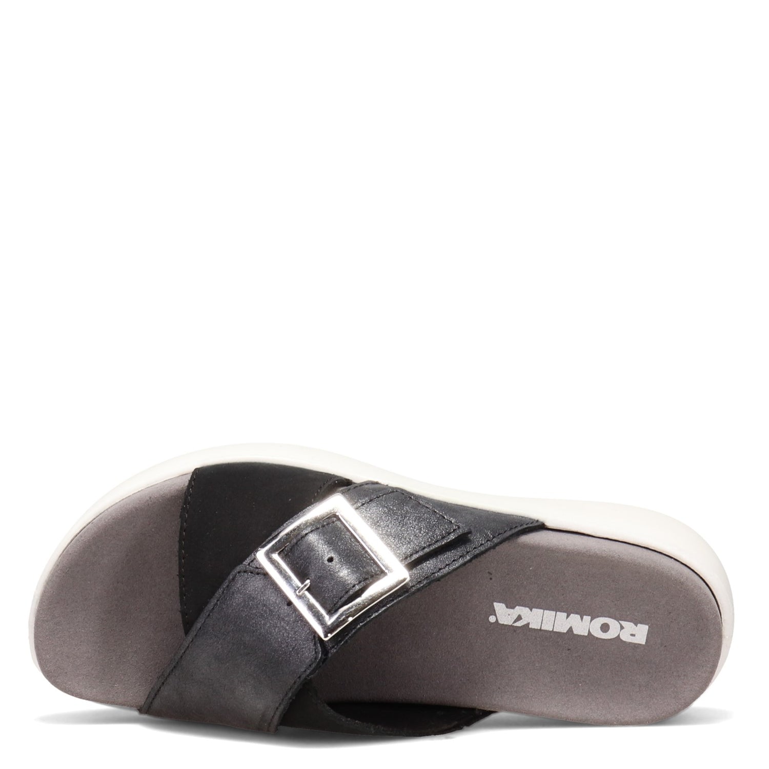 Peltz Shoes  Women's Romika Borneo 09 Sandal BLACK 14109-288100
