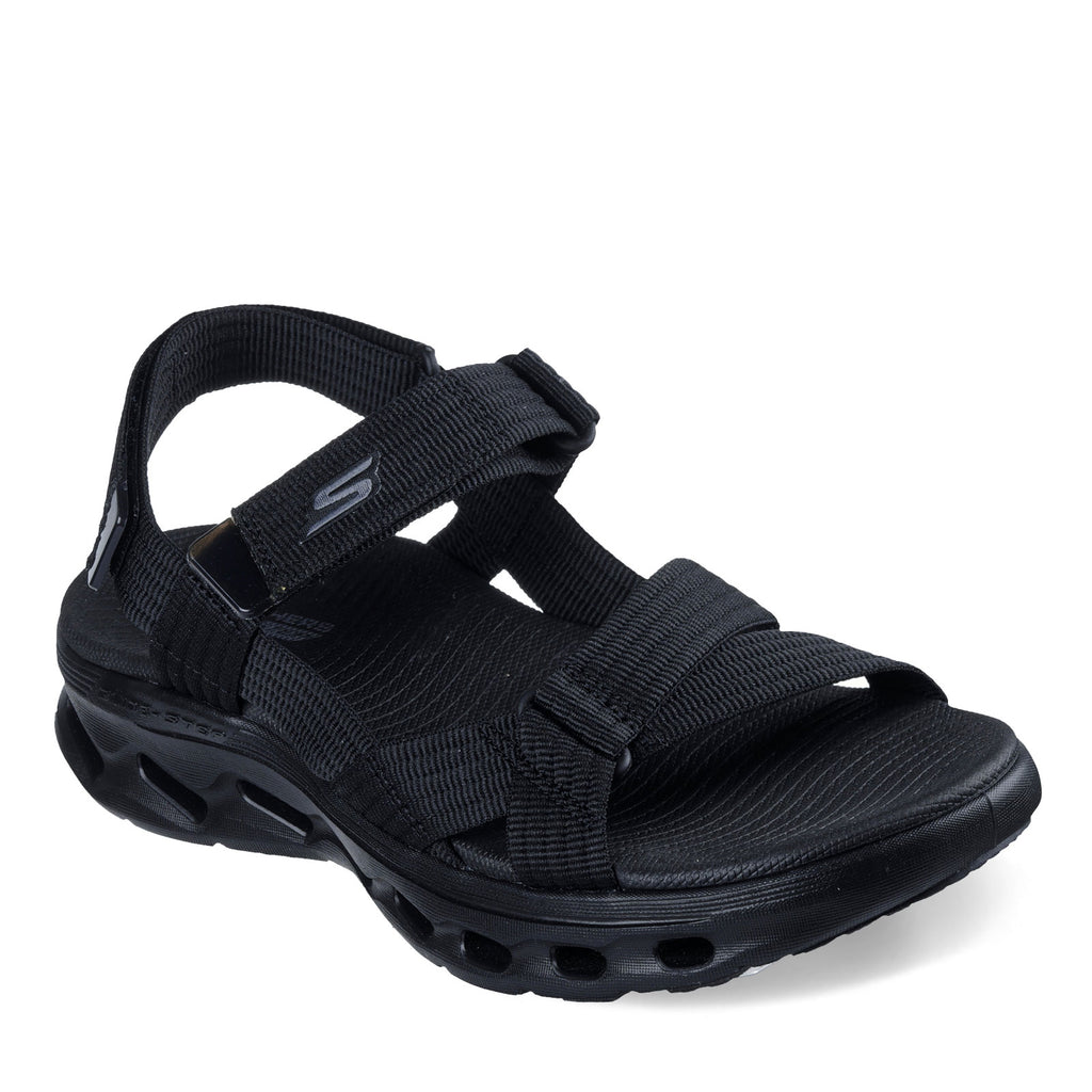 Women's Skechers GO WALK Glide-Step 2.0 Sandal - Camden Sandal BLACK 141266-BBK