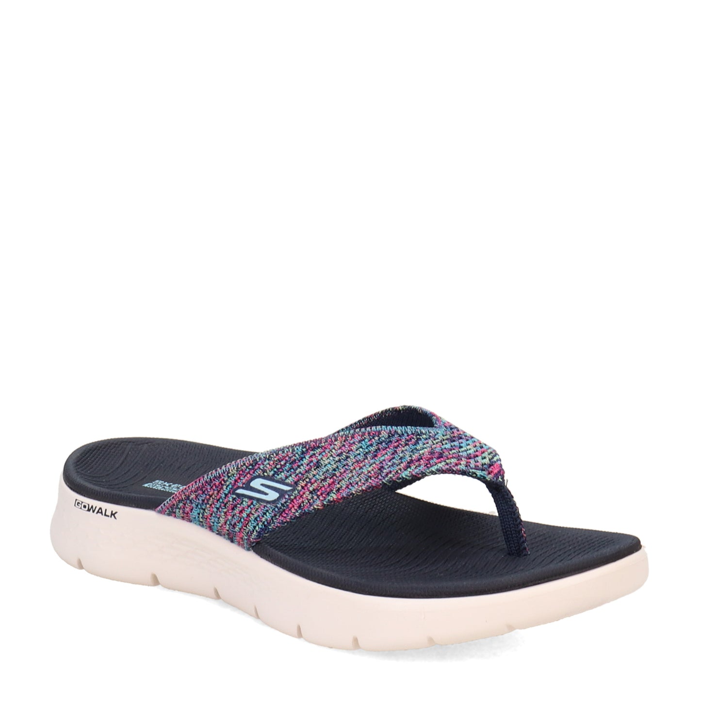 Peltz Shoes  Women's Skechers On the GO Walk Flex Sandal NAVY 141400-NVMT