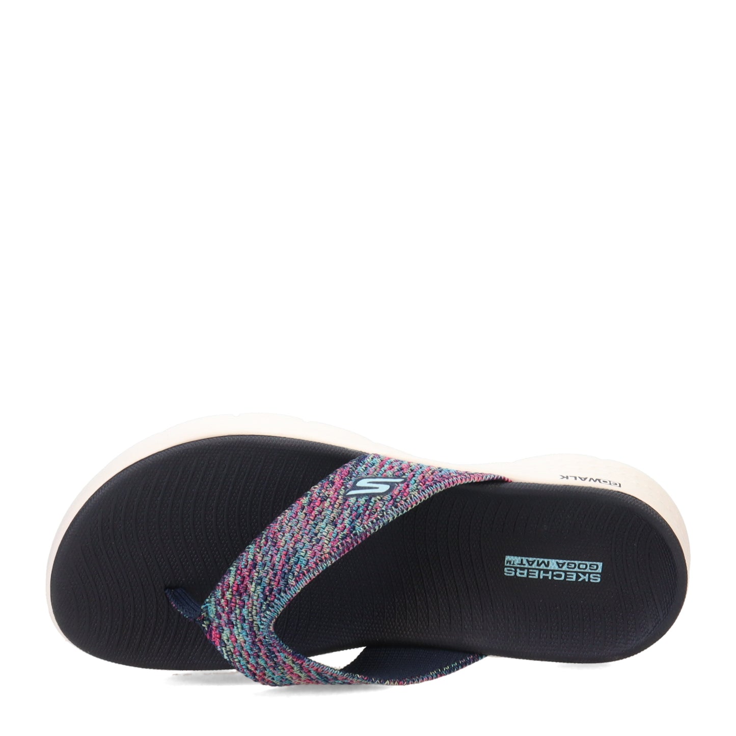 Peltz Shoes  Women's Skechers On the GO Walk Flex Sandal NAVY 141400-NVMT