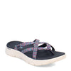 Peltz Shoes  Women's Skechers GO WALK FLEX Sandal - Spotlight Sandal NAVY MULTI 141410-NVMT