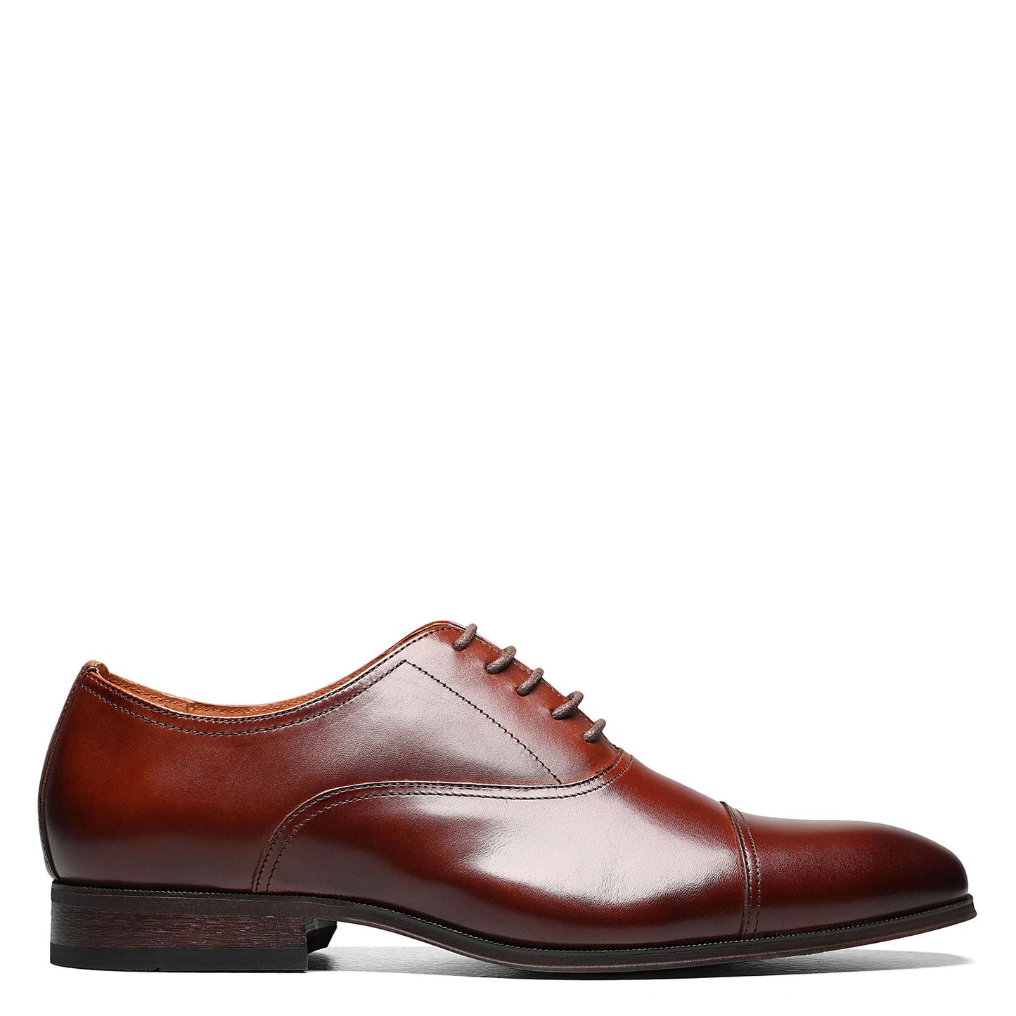 Peltz Shoes  Men's Florsheim Corbetta Cap Toe Oxford COGNAC 14180-221