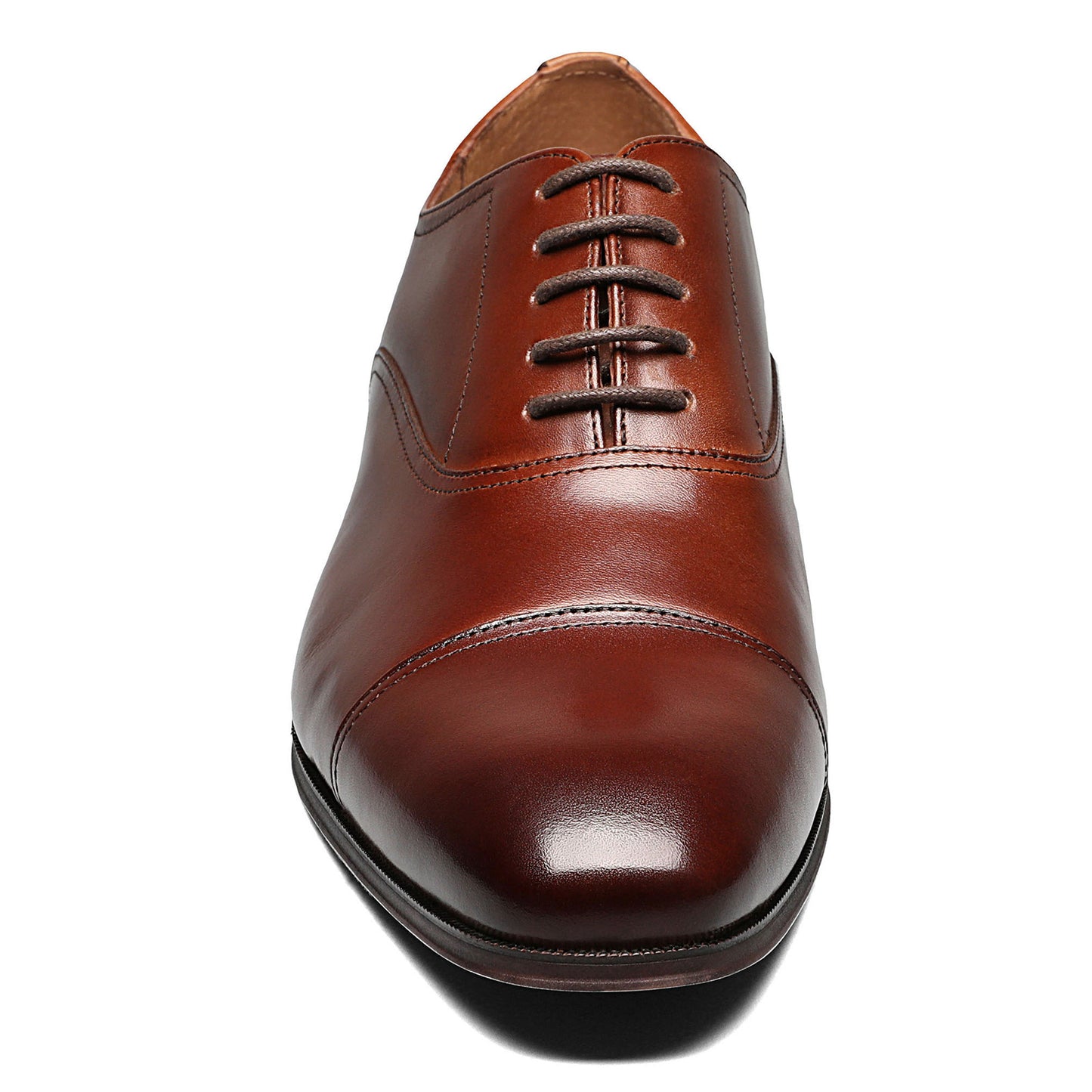 Peltz Shoes  Men's Florsheim Corbetta Cap Toe Oxford COGNAC 14180-221