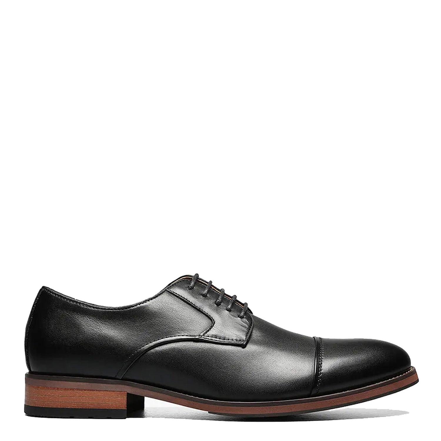 Peltz Shoes  Men's Florsheim Blaze Cap Toe Oxford BLACK 14199-001