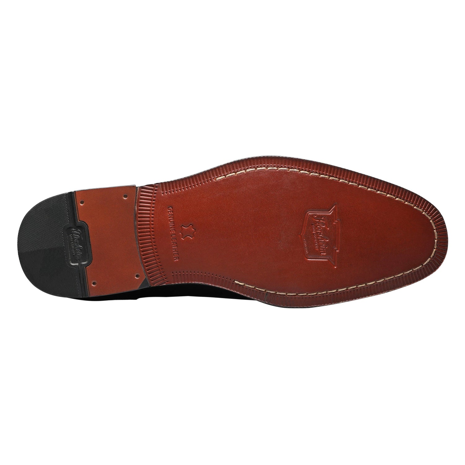 Peltz Shoes  Men's Florsheim Jetson Cap Toe Oxford BLACK 14250-001