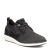 Peltz Shoes  Men's Florsheim Venture Knit Plain Toe Oxford BLACK 14315-001