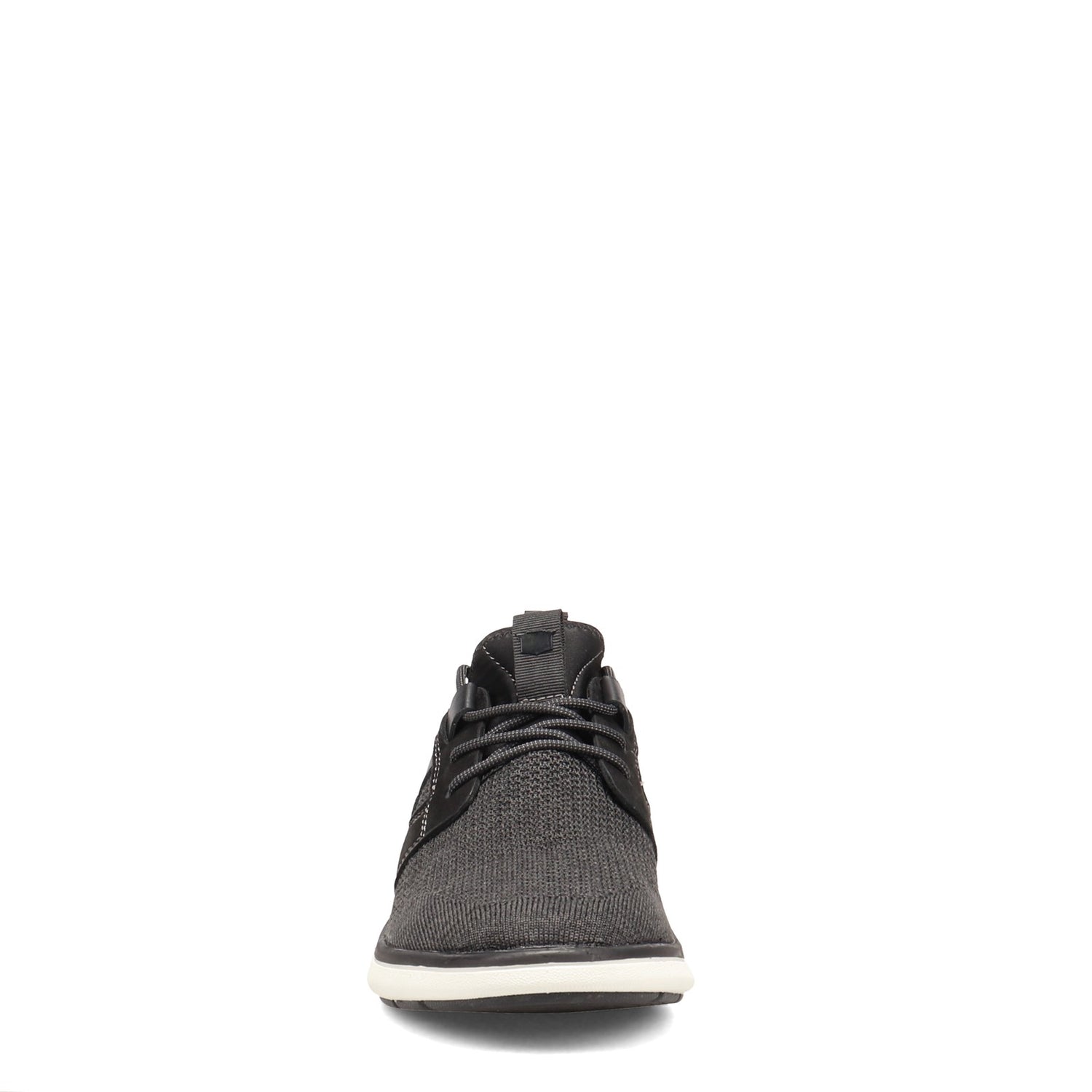 Peltz Shoes  Men's Florsheim Venture Knit Plain Toe Oxford BLACK 14315-001