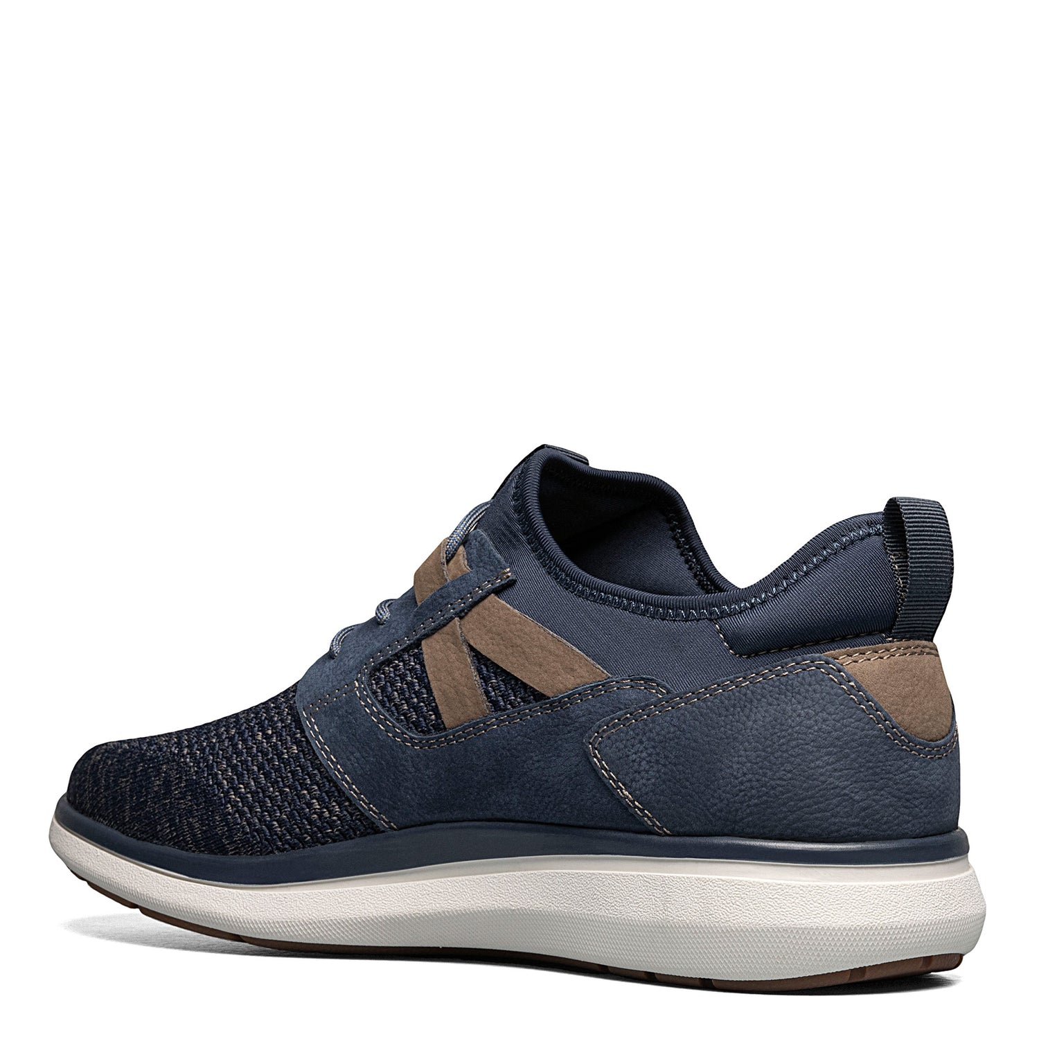 Peltz Shoes  Men's Florsheim Venture Knit Plain Toe Sneaker NAVY 14315-410