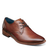 Peltz Shoes  Men's Florsheim Flex Plain Toe Oxford COGNAC 14318-221