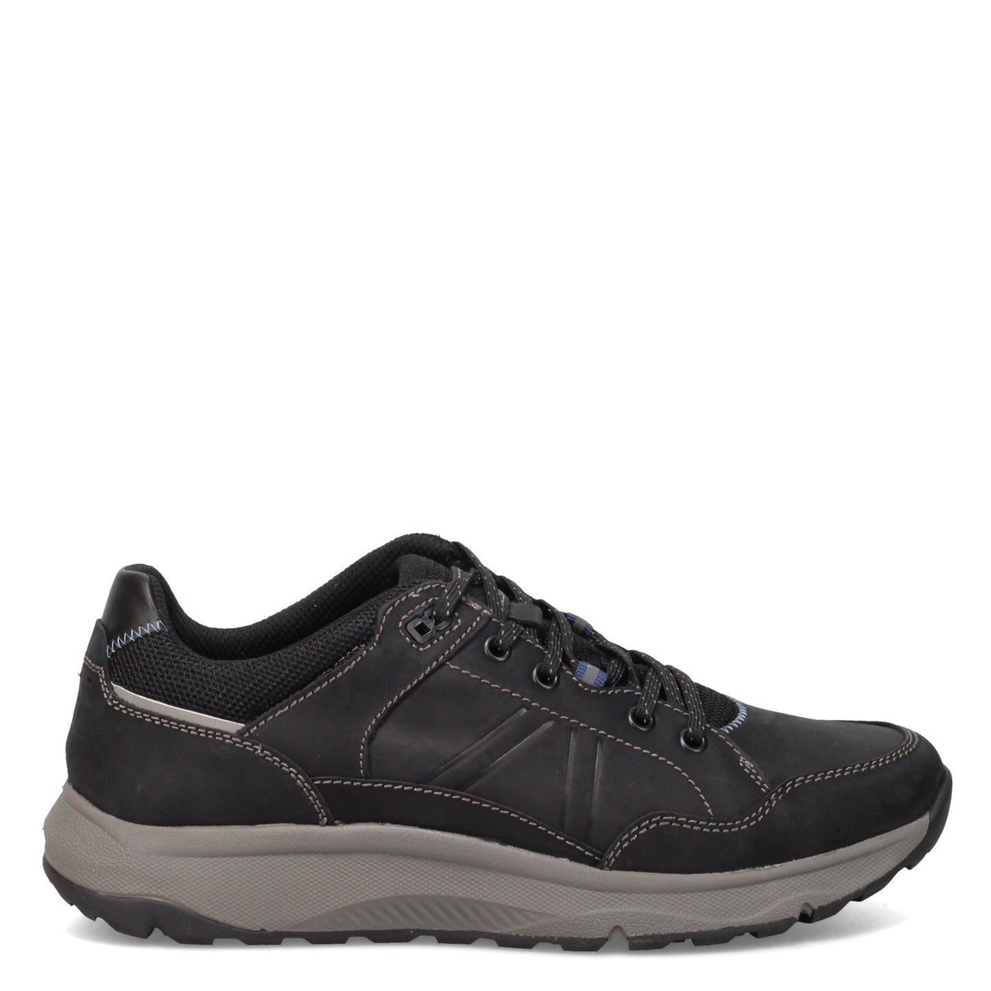 Peltz Shoes  Men's Florsheim Tread Lite Moc Toe Sneaker BLACK 14360-010