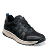Peltz Shoes  Men's Florsheim Tread Lite Mesh Sneaker BLACK CRAZYHORSE 14361-010